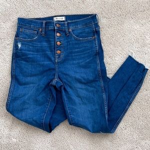 Madewell 10” high-rise skinny jeans